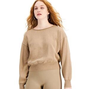 Hippie Rose Juniors' Boat-Neck Dolman-Sleeve Top